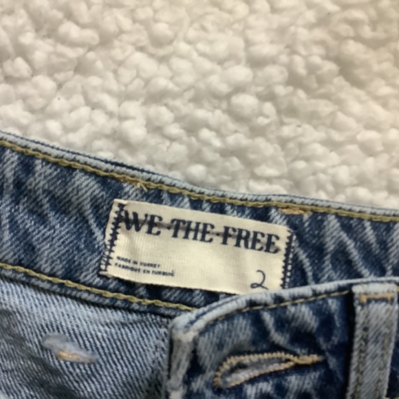 We the Free 14.5 in waist come as you are denim skirt nwt - Picture 6 of 10